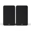4-inch Bookshelf Speaker with Blue Woofer in Black Enclosure-3