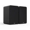 4-inch Bookshelf Speaker with Blue Woofer in Black Enclosure-4