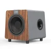 8-inch Subwoofer with Black Fiberglass Dome Driver in a Wood-Grain Enclosure-1