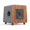 8-inch Subwoofer with Black Fiberglass Dome Driver in a Wood-Grain Enclosure-4